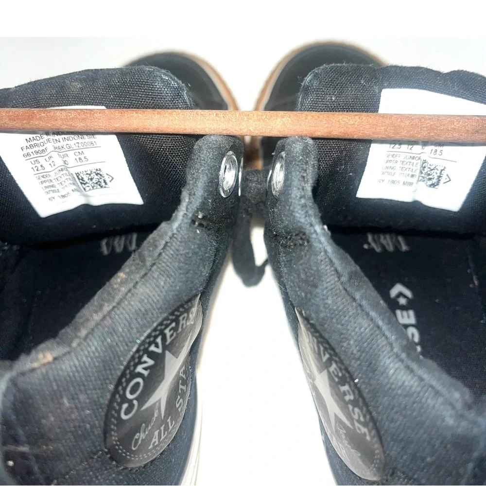Converse Chuck Taylor Black Sneakers size 12.5